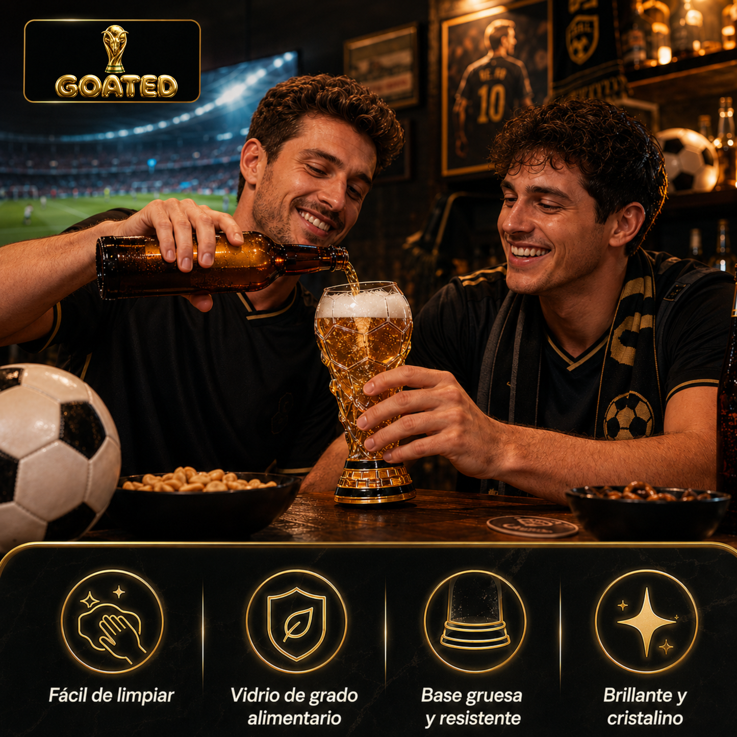GOATED™ Jarra copa del mundo